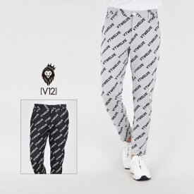 【期間限定ポイント10倍】【返品不可】V12 ヴィトゥエルブ VET PANTS メンズ パンツ フルレングス ストレッチ ジャガードジャージ 総柄 ゴルフ スポーツ アウトドア ファッション S-XXL S-LLL S-3L V122220-PN11