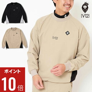 【期間限定ポイント10倍】【25AW】V12 ヴィトゥエルブ ALM JKT / バックプリント ジャケット ゴルフ アウトドア ファッション ロゴ 快適 長袖 セットアップ 秋冬 M-XL V122520-JK02