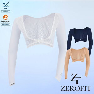 �y�ԕi�E�����s�z ZEROFIT �[���t�B�b�g ICE MESH BOLERO / �{�����^�C�v �A�[���J�o�[ �@�\���⊴�C���i�[ ���j�Z�b�N�X �X�g���b�` �@�\���⊴ ���� UV�P�A �z����p �{���� �^�C�v �X�|�[�c �A