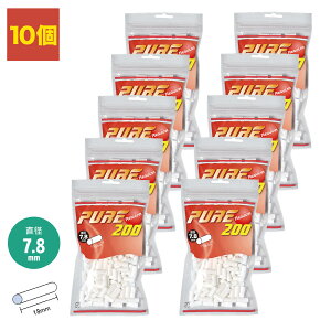 10Zbg PURE 芪^oRp VOp M[tB^[ 7.8mm×18mm 200 芪΂ptB^[