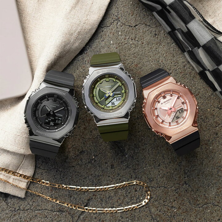 楽天市場 2 000円クーポン 4日時 カシオ Casio ジーショック G Shock Analog Digital 2100 Series メンズ レディース 腕時計 時計 アナデジ ストリート ファッション おしゃれ グリーン Gm S2100 3ajf ラッピング無料 内祝い ギフト The Watch Shop