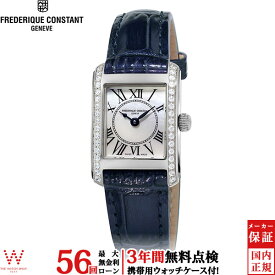 【無金利ローン可】【3年間無料点検付】 フレデリックコンスタント FREDERIQUE CONSTANT クラシック FC-200MPWCD16 レディース ダイヤ マザーオブパール レザー 長方形 高級 腕時計 [ラッピング無料 内祝い ギフト]