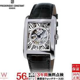 【無金利ローン可】【3年間無料点検付】 フレデリックコンスタント FREDERIQUE CONSTANT クラシック カレ オートマチック スケルトン メンズ 腕時計 スイス製 日本限定 自動巻 機械式 革バンド FC-310SKT4S36