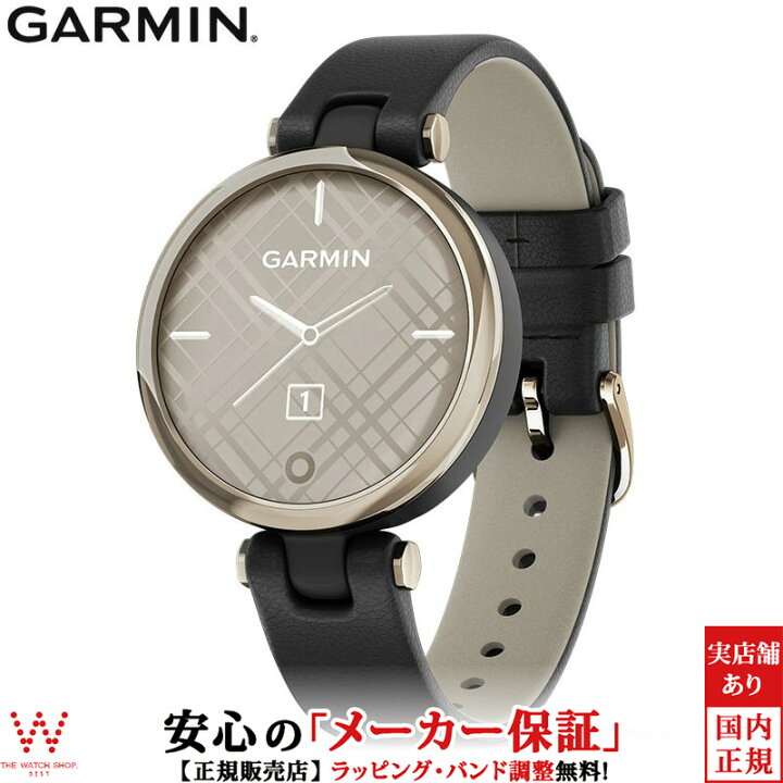 楽天市場 ガーミン Garmin リリークラシック Lily Classic Black Leather Cream Gold 010 E1 レディース スマートウォッチ Gps 生理周期 妊娠 心拍計 ジョギング ランニング ヨガ 健康 タッチ ラッピング無料 内祝い ギフト The Watch Shop