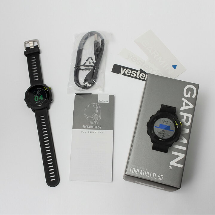 楽天市場 ガーミン Garmin フォアアスリート 55 Foreathlete 55 Black 010 40 ランニング Gps スマートウォッチ Iphone Android 軽量 光学心拍計 メンズ レディース 腕時計 時計 ラッピング無料 内祝い ギフト The Watch Shop