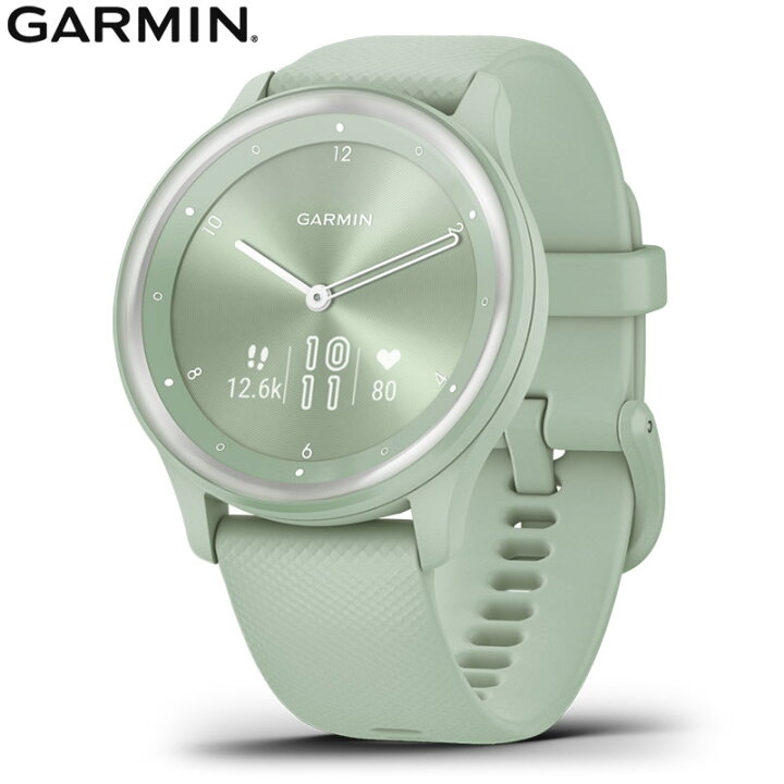 楽天市場】ガーミン スマートウォッチ GARMIN vivomove Sport Silver 