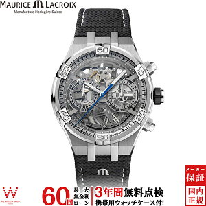 y[zy3NԖ_tz[XENA MAURICE LACROIX ACR NmOt XPg AIKON Chronograph Skeleton 44mm Y  rv uh  AI6098-SS001-090-1 [