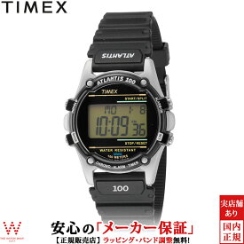 タイメックス TIMEX アトランティス 100 ATLANTIS 100 メンズ 腕時計 時計 クォーツ カジュアル デジタル ウォッチ おしゃれ ブラック TW2U31000 [ラッピング無料 内祝い ギフト]