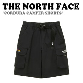 ノースフェイス ハーフパンツ THE NORTH FACE メンズ レディース CORDURA CAMPER SHORTS コーデュラ キャンパー ショーツ BLACK ブラック NS6NP06A ウェア 【中古】未使用品