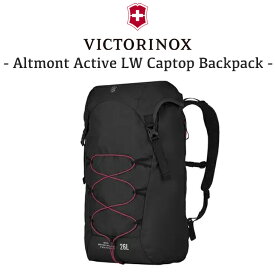 ビクトリノックス アルトモント アクティブ ライトウェイト リュック バックパック VICTORINOX 正規品 メンズ レディース Altmont Active Light Weight Captop Backpack キャップトップ アウトドア キャンプ レジャー 登山 軽量 黒 ブラック 606908 OTTD