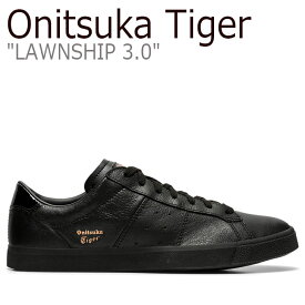 オニツカタイガー スニーカー Onitsuka Tiger メンズ レディース LAWNSHIP 3.0 ローンシップ 3.0 BLACK ブラック 1183A568-001 シューズ