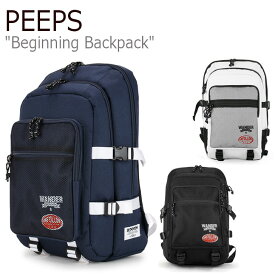 ピープス リュック PEEPS 正規販売店 メンズ レディース BEGINNING BACKPACK ビギニング バックパック NAVY ネイビー WHITE ホワイト BLACK ブラック P00000SI/J/K バッグ