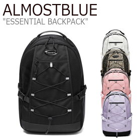 オールモストブルー リュック ALMOSTBLUE 正規販売店 メンズ レディース ESSENTIAL BACKPACK エッセンシャル バックパック BLACK ブラック PINK ピンク PURPLE パープル IVORY アイボリー LEOPARD レオパード 3592208 バッグ