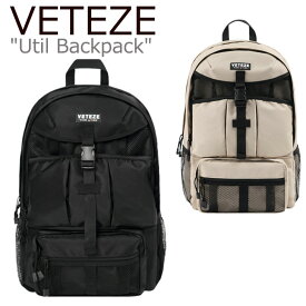 ベテゼ リュック VETEZE 正規販売店 メンズ レディース Util Backpack ユーティル バックパック BLACK ブラック BEIGE ベージュ UTBP1/2 バッグ