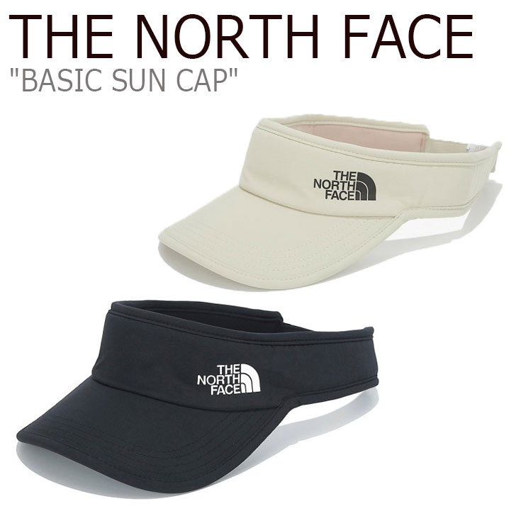 ノースフェイス サンバイザー THE NORTH FACE メンズ レディース BASIC SUN CAP ベーシック サンキャップ BLACK ブラック BEIGE ベージュ NE3CM22A B ACC 未使用品