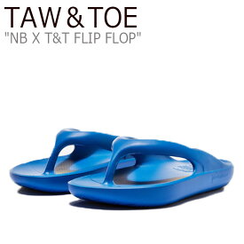 トー＆トー サンダル TAW＆TOE メンズ レディース NB X T&T FLIP FLOP ニューバランス X TnT フリップ フロップ BLUE ブルー SD5601GBL シューズ 【中古】未使用品