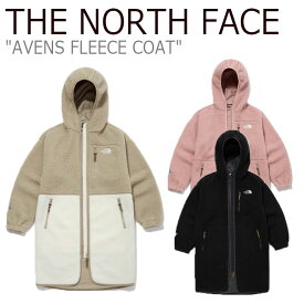 ノースフェイス フリース THE NORTH FACE 男の子 女の子 AVENS FLEECE COAT アベンズ フリース コート BLACK ブラック BEIGE ベージュ DUSTY ROSE ダスティー ローズ NJ4FM58S/T/U ウェア 【中古】未使用品