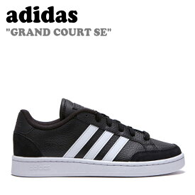 アディダス スニーカー adidas メンズ レディース GRAND COURT SE グランド コート SE BLACK ブラック WHITE ホワイト FW6690 FLADAF3U57 シューズ【中古】未使用品