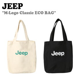 ジープ キャンバスバッグ Jeep M-Logo Classic ECO BAG Mロゴ クラシックエコバッグ IVORY アイボリー BLACK ブラック JN5GAU573IV/BK バッグ