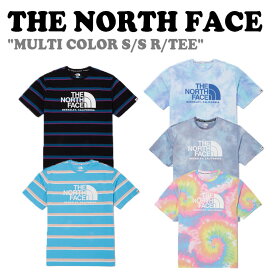 ノースフェイス Tシャツ THE NORTH FACE メンズ レディース MULTI COLOR S/S R/TEE マルチカラー ショートスリーブ ラウンドTシャツ BLACK ブラック AQUARIUS アクエリアス MINT ミント NAVY ネイビー PINK ピンク 半袖 NT7UN12J/K/L/M/N ウェア 【中古】未使用品