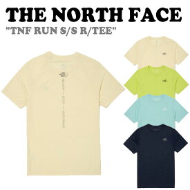 ノースフェイス 半袖Tシャツ THE NORTH FACE メンズ レディース TNF RUN S/S R/TEE ラン ショートスリーブ ラウンドTEE NAVY ネイビー MINT ミント LIME ライム YELLOW イエロー NT7UN41A/B/C/D ウェア 【中古】未使用品