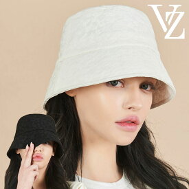 バザール バケットハット VARZAR 正規販売店 Lace Bucket Hat レース バケット ハット BLACK ブラック WHITE ホワイト varzar710/1 ACC