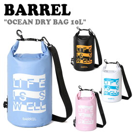 バレル PVCバッグ BARREL メンズ レディース OCEAN DRY BAG 10L オーシャン ドライバッグ 10リットル ビーチバッグ 全4色 BI2UWDB02PLO/BLK/WHT/PNK バッグ