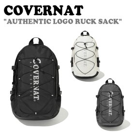 カバーナット リュックサック COVERNAT メンズ レディース AUTHENTIC LOGO RUCK SACK オーセンティック ロゴ リュック サック BLACK ブラック BEIGE ベージュ CHARCOAL チャコール CO0000BP02BK/BE/CH バッグ