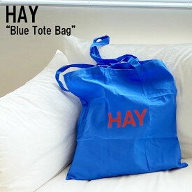 【即納】ヘイ エコバッグ HAY メンズ レディース Blue Tote Bag ブルー トートバッグ Sky blue + Red logo スカイブルー レッドロゴ 541126 バッグ