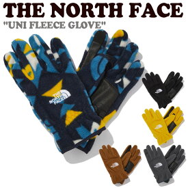 ノースフェイス 手袋 THE NORTH FACE メンズ レディース UNI FLEECE GLOVE ユニ フリース グローブ BLUE ブルー BLACK ブラック EGG_YELLOW エッグ イエロー DARK_SLATE ダーク スレート LEATHER_BROWN レザー ブラウン NJ3GN56A/B/C/D/E ACC 【中古】未使用品