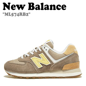 ニューバランス 574 スニーカー NEW BALANCE メンズ レディース ML 574 RB 2 BROWN ブラウン ML574RB2 シューズ 【中古】未使用品