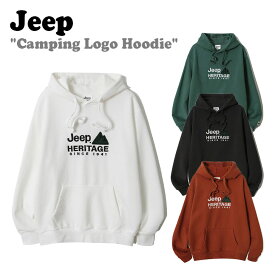 ジープ パーカー Jeep Camping Logo Hoodie キャンピング ロゴ フーディー 全4色 JN5THU055OW/GN/DG/BR ウェア