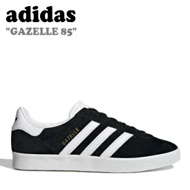 アディダス スニーカー adidas メンズ GAZELLE 85 ガゼル 85 CORE BLACK コア ブラック CLOUD WHITE クラウド ホワイト GOLD METALLIC ゴールド メタリック FZ5594 シューズ 【中古】未使用品