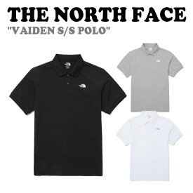 ノースフェイス ポロシャツ THE NORTH FACE メンズ レディース VAIDEN S/S POLO バイデン ショートスリーブ ポロ BLACK ブラック GRAY グレー WHITE ホワイト NT7PP01J/K/L 半袖 ウェア 【中古】未使用品