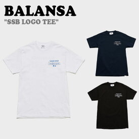 バランサ 半袖Tシャツ BALANSA メンズ レディース SSB LOGO TEE SSB ロゴ Tシャツ WHITE ホワイト BLACK ブラック NAVY ネイビー 1064855/857/863 ウェア