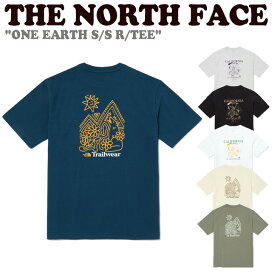 ノースフェイス Tシャツ 韓国 THE NORTH FACE メンズ レディース ONE EARTH S/S R/TEE ワン アース ショートスリーブ ラウンドTEE 全6色 NT7UP05J/K/L/M/N/O ウェア 【中古】未使用品