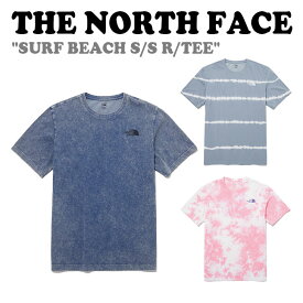 ノースフェイス Tシャツ THE NORTH FACE メンズ レディース SURF BEACH S/S R/TEE サーフ ビーチ ショートスリーブ ラウンドTEE BLUE STONE ブルーストーン PASTEL BLUE パステルブルー PINK ピンク NT7UP11A/B/C 半袖 ウェア 【中古】未使用品