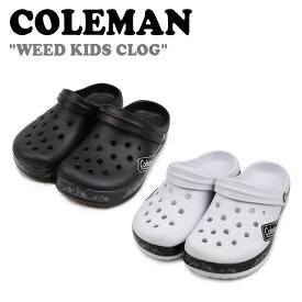 コールマン サンダル COLEMAN 男の子 女の子 WEED KIDS CLOG ウィード キッズ クロッグ BLACK ブラック WHITE ホワイト 1109736 シューズ