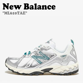 ニューバランス スニーカー NEW BALANCE メンズ レディース ML610TAE SILVER シルバー NBPDDF728S シューズ 【中古】未使用品