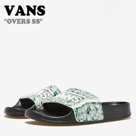 バンズ サンダル VANS メンズ レディース OVERS SS オーバーズSS GREEN グリーン WHITE ホワイトV7590 シューズ 【中古】未使用品