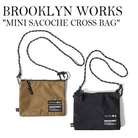 ブルックリン ワークス クロスバッグ BROOKLYN WORKS メンズ レディース MINI SACOCHE CROSS BAG ミニ サコッシュ ミニバッグ キャンプ アウトドア レジャー 旅行 小物 収納 BLACK ブラック 黒 TAN タン 茶色 ブラウン バッグ 1861947 OTTD