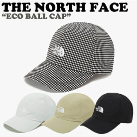 ノースフェイス キャップ THE NORTH FACE ECO BALL CAP エコ ボールキャップ BLACK FOREST ブラックフォレスト BLACK ブラック LIGHT GRAY ライトグレー GRAYISH BEIGE グレイッシュベージュ NE3CP01A/B/C/D ACC 【中古】未使用品