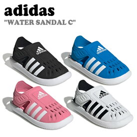 アディダス サンダル adidas キッズ WATER SANDAL C ウォーターサンダル チャイルド BLACK ブラック BLUE ブルー PINK ピンク WHITE ホワイト GW0384/5/6/7 シューズ 【中古】未使用品