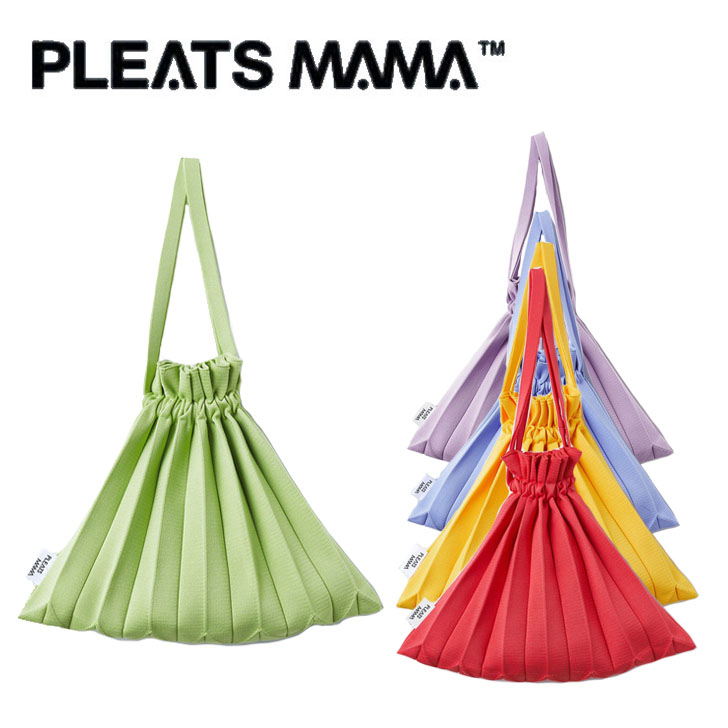 プリーツママ ハンドバッグ PLEATSMAMA 正規販売店 KNEAT PLEATS MINI BUBBLE BAG ニット プリーツ バブル バッグ PM11ZW-MB02 韓国 韓国バッグ プリーツバッグ バッグ