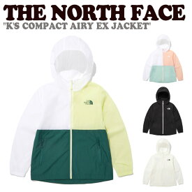 ノースフェイス アウター THE NORTH FACE K'S COMPACT AIRY EX JACKET キッズ コンパクト エアリー ジャケット YELLOW LIME イエロー ライム BLACK ブラック PALE PEACH ペール ピーチ IVORY アイボリー NJ3LP06S/T/U/V ウェア【中古】未使用品