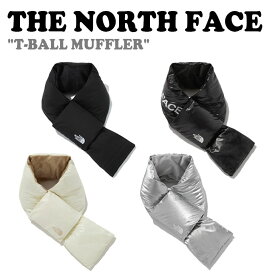 ノースフェイス マフラー THE NORTH FACE メンズ レディース T-BALL MUFFLER ティー ボール マフラー BLACK ブラック JET BLACK ジェットブラック CREAM クリーム SILVER シルバー NA5IP51J/K/L/M ACC【中古】未使用品