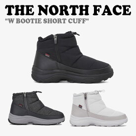 ノースフェイス ブーツ THE NORTH FACE メンズ レディース W BOOTIE SHORT CUFF ブーティー ショート カフ BLACK ブラック SMOKE GRAY スモーク グレー WARM GRAY ウォームグレー NS99P51A/B/C シューズ【中古】未使用品