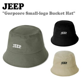 ジープ バケットハット Jeep メンズ レディース Gorpcore Small-logo Bucket Hat ゴフコア スモール ロゴバケットハット BLACK ブラック BEIGE ベージュ KHAKI カーキ JO5GCU901BK/BE/KH ACC