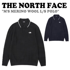 ノースフェイス ポロシャツ THE NORTH FACE M'S MERINO WOOL L/S POLO メリノ ウール ロングスリーブ ポロ 全2色 長袖 NT7QN51A/B ウェア 【中古】未使用品