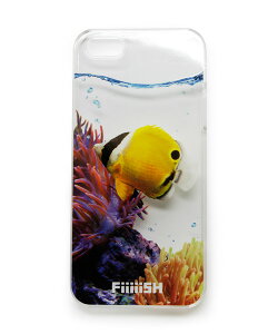 FiiiiiSH Fish iPhone5 CASE?BUTTERFLYFISH?�i�X�}�z�P�[�X�j